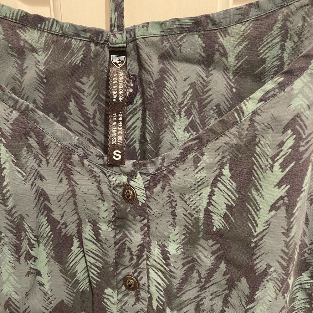Kuhl Lucie Women’s S Stylish Green Patterned Dress - Picture 2 of 5